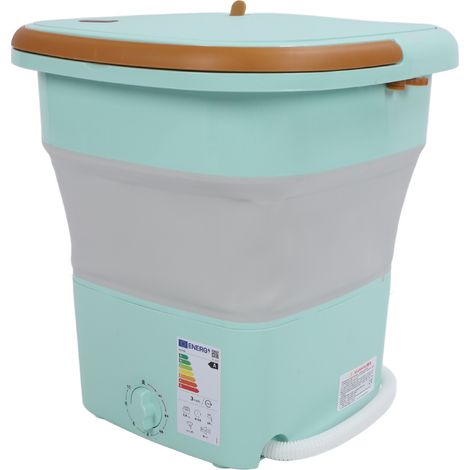 16L Seau lave-linge pliable mini transportable repliable pour lingerie maison résidence étudiante voyage (1/5)