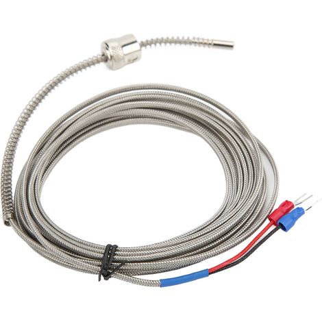 Thermoelement Typ K, langlebig, störungs- und korrosionsbeständig, Temperaturfühler, 4 Meter (1/5)