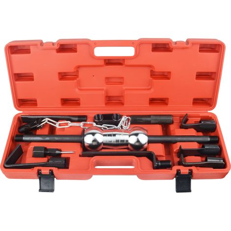 Kit de réparation de carrosserie 13 pièces avec Marteau Coulissant (1/5)