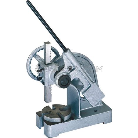 PRENSA MANUAL A CREMALLERA MESA GIRATORIA EXTRAÍBLE 15000N 1500KG FERVI P029/2 (1/2)