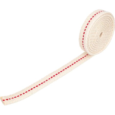 Stoppino di ricambio per lampada a olio, in puro cotone, pratico e adatto a lampade con prestazioni di combustione stabili e di lunga durata, confezione piccola.