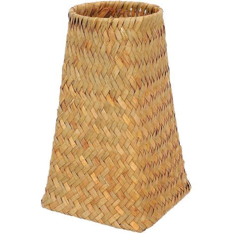 Porte-stylo de bureau style européen, organiseur de stylos, vase décoratif tressé-20x12.5cm (1/4)