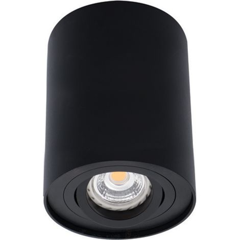Spot BORD en saillie 25W pour éclairage intérieur - type de plafonnier - Plafonnier Noir mat (1/2)