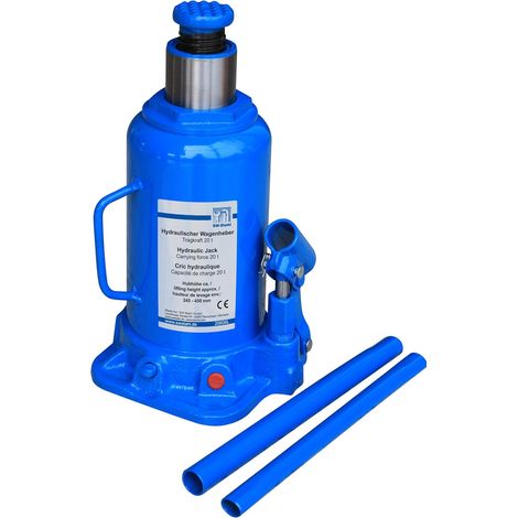 SW-Stahl 20606L Stempelwagenheber, 20 t I Wagenheber hydraulisch I Kompakt-Wagenheber I hydraulischer Stempel Heber 20 Tonnen I Werkstatt Wagenheber