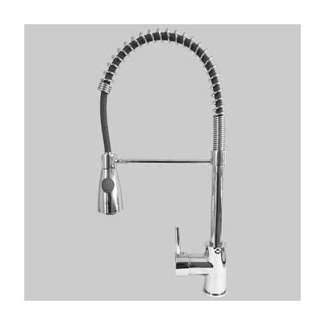 MONOCOMANDO LAVELLO CUCINA CON MOLLA SERIE 3000 Dm 40 cromo