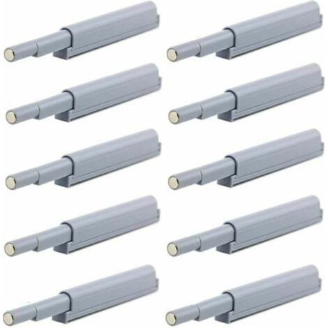 Appuyez pour ouvrir magnétique loquets Fermetures magnétiques push-open ouvre et ferme la porte avec une simple pression 8.21.241cm (10 pièces) (1/4)
