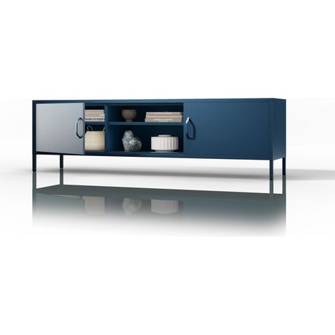 Meuble TV XL ROSARIA 1700 x 400 x 500, bleu marine