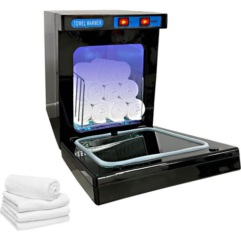 Sèche-serviettes 5 l avec stérilisation UV, chauffage complet à 360° et chauffage rapide, pour les cosmétiques, le salon, le spa et la maison (1/5)
