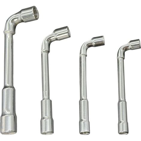 4pcs cle a pipe 6 pans 7mm 8mm 10mm 13mm, clé à pipe, clé a pipe, clef a pipe CRV acier au chrome vanadium