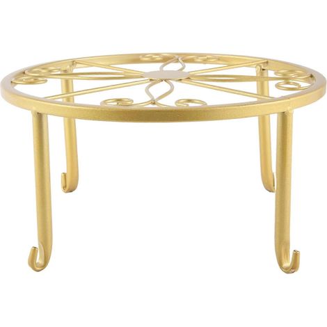Support à fleurs artistique sur pied, étagère à fleurs, étagère de jardin, support à fleurs rond pour balcon, décoration intérieure (1/5)