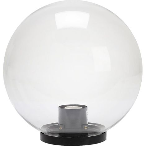 LANTERNA TESTA-PALO 'GLOBO' Ø cm.25 - trasparente  - VELAMP
