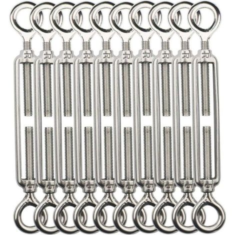 Tendeurs à câble M5, en acier inoxydable 304, pour la suspension de câbles, notamment de garde-corps Lot de 10 (1/5)