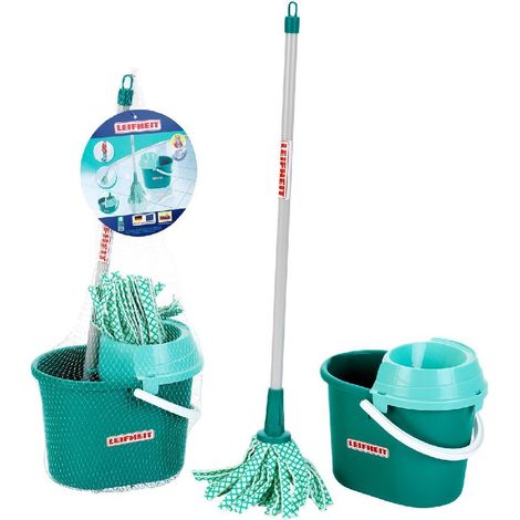 Theo Klein Leifheit Speelgoed Dweil avec Emmer Turquoise (1/2)