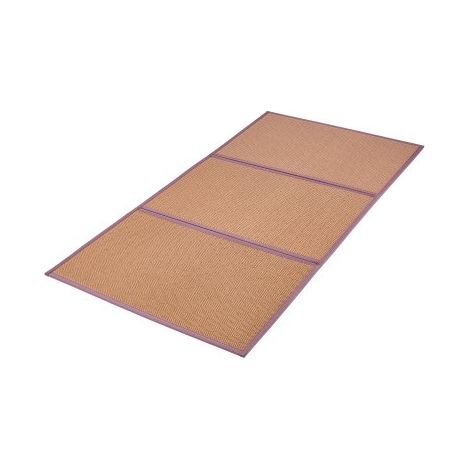 Colchón de Tatami Japonés Plegable de 2032 x 990 x 13 mm, Tatami de Ratán Natural Tejido a Mano, Colchón de Suelo Japonés Antideslizante para Dormir, Meditación, Yoga, Relajación, Marrón (1/5)