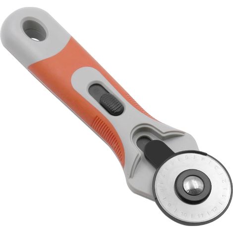 Set Ersatzklingen für Rollschneider, passend für Orfa, Dafa, Fiskas, zum Schneiden von Stoff, Papier, zum Kreisschneiden, für Patchwork, Bastelarbeiten und Leder (45-mm-Schneidmesser + 10 Klingen (mit