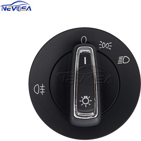 5G0941431AJ is suitable for Volkswagen headlight control switches and rear fog light switches, second generation bright knobs. (1/4)