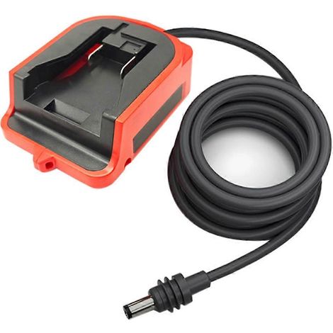 Starlink Mini-Stromkabel für Milwaukee Mini-Akkuladegerät-Adapter an Gleichstromnetzteil, 18AWG-Kabel mit Schalter (1/5)
