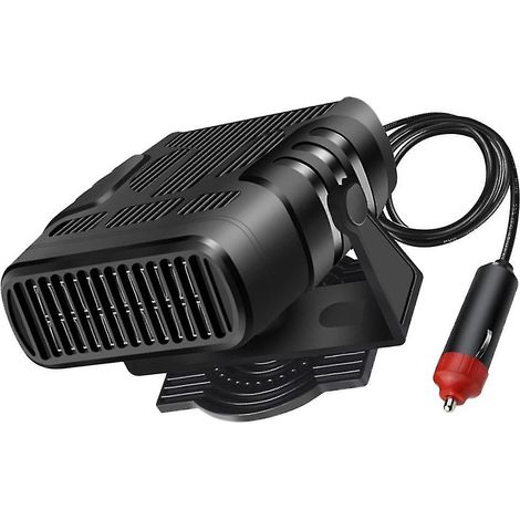 12V-Autoheizung, tragbarer Heißluftventilator mit 12-Volt-Stecker, beschlagfreier Fahrzeugheizungsventilator mit Entfroster (1/5)