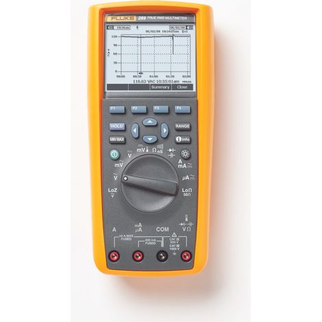 Multímetro digital Fluke 289/EUR negro preciso y robusto