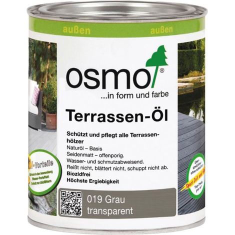 OSMO 019 Terrassen Öl Grau 2,5 Ltr (1/2)