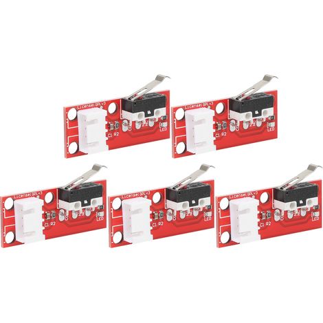 Mechanischer Endschalter mit 70 cm (27,6 Zoll) langem 3-poligem Kabel – Zubehör für 3D-Drucker (rot) (1/5)