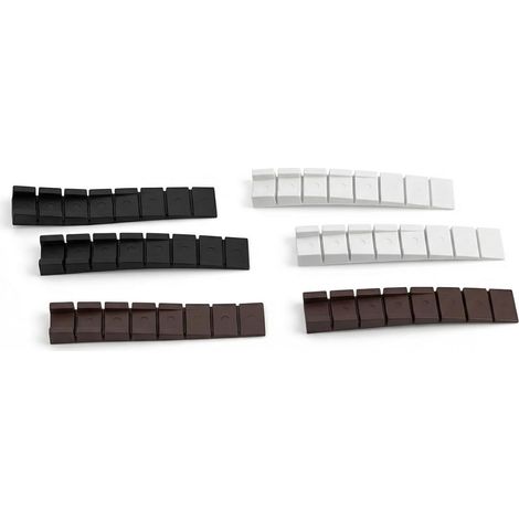 6 pièces Cale-meuble Réglable De 1 à 8 Mm Set De Table Plastique ProtèGe Les Sols Cales pour Tables Vibrantes, Armoires Et Machines à Laver (1/5)