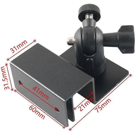 Support de panneau solaire blanc pour gouttière de toit de voiture, support spécial en alliage d'aluminium pour panneau solaire (1/5)