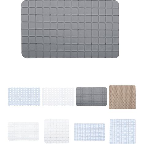 Alfombra de Baño Antideslizante Suave y Acolchada - Estera Resistente con Ventosas para el Baño o Ducha (1/5)