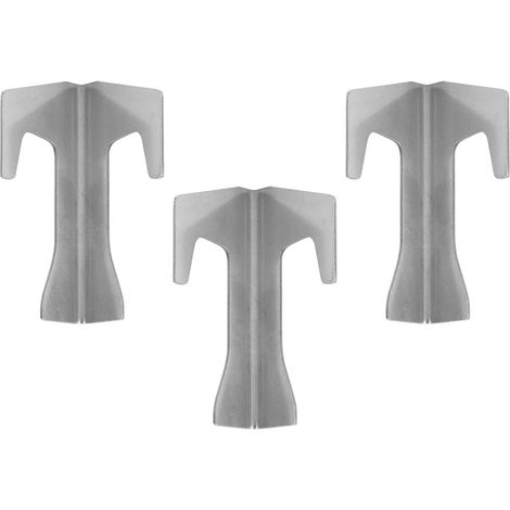 Lot de 3 entretoises pour plaque de cuisson de barbecue en acier inoxydable, support pour joint de poêle et tapis de cuisson. (1/5)