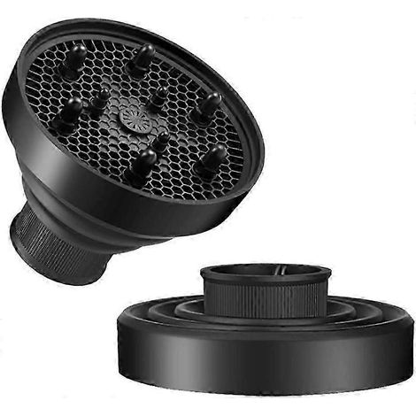 Sèche-cheveux portable pliable avec diffuseur et concentrateur d'air, idéal pour les voyages et la maison. Son format compact comprend un diffuseur et un concentrateur d'air. Parfait pour les salons d (1/5)