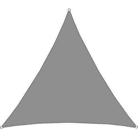 Voile d'ombrage - 4x4x4 Polyester Triangle Protection Solaire - Toile Hydrofuge
