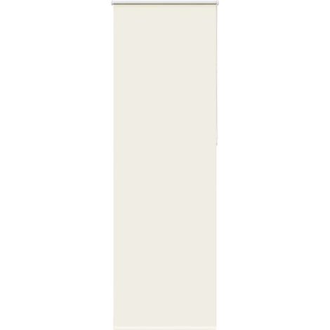 Verdunkelungsrollo Cremeweiß 65x230cm Stoffbreite 60,7 cm