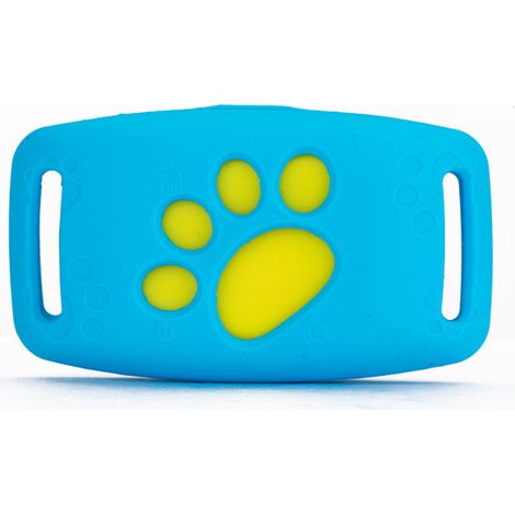 Collier GPS intelligent pour chiens et chats - Couleur : Bleu