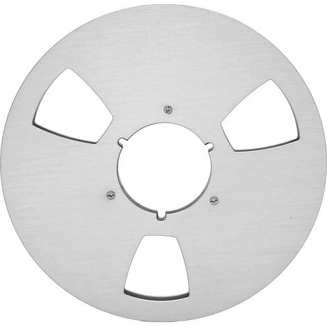 Bobine de Récupération Vide 10,5 Pouces 1/4 en Alliage d'Aluminium 3 Trous pour Machine à Ruban Sonore, Pièce Universelle pour Ouverture (1/5)