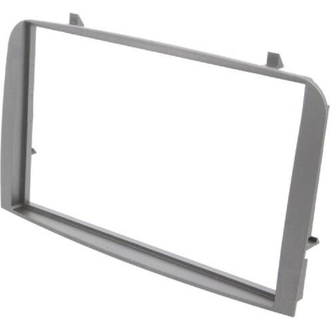 Facade autoradio FA185E compatible avec Alfa Romeo 147 GT ap05 argent clair