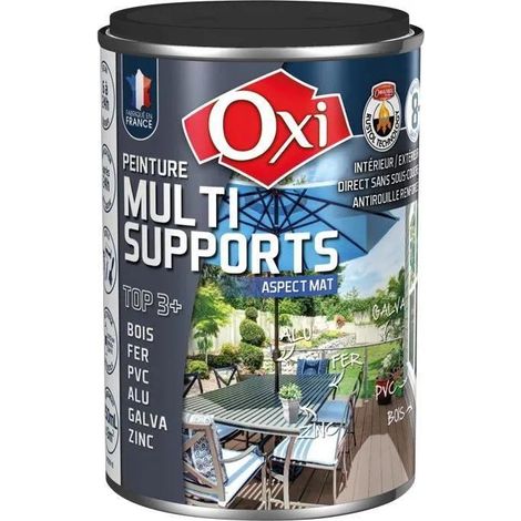 Oxi TOP3+ vernice multi-superfici nero opaco 0,25L