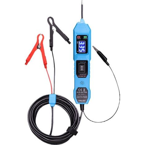 Probador de circuito de potencia, sonda de prueba multifunción automotriz, herramienta de diagnóstico con luz delantera para autos, camiones, motocicletas y barcos.