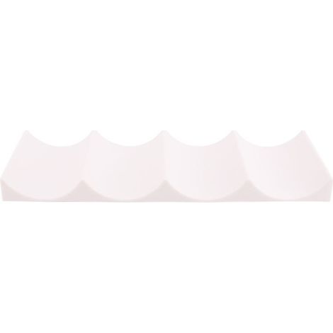 Porte Bouteille Frigo Tapis de Rangement à Bouteille Casier à Bouteilles en Plastique Empilable étagère à Vin Porte Bouteille pour Cuisine Réfrigérateur blanc laiteux (1/5)
