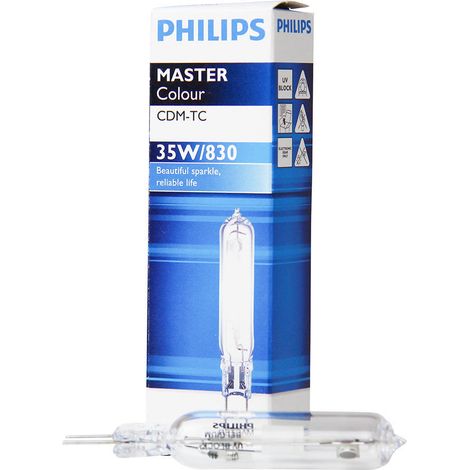 Philips MASTERColour CDM-TC Lampe, 35W, G8.5, clair, 20000615 (1/5)