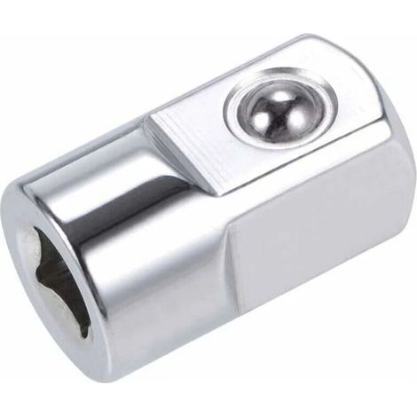 Adaptateur de douille réducteur 1/4″ femelle vers 1/2″ mâle en acier chromé-vanadium – haute résistance et précision (1/3)