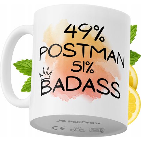 Taza de café/té divertida con diseño de texto humorístico para cartero. Taza ideal para cumpleaños, santos y días festivos. Taza premium para ocasiones especiales en casa, la oficina o el trabajo. Col (1/5)