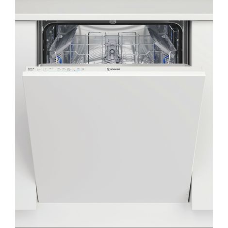 Indesit – Lave-vaisselle tout-intégrable 14 couverts 46 dB – 5 programmes dont Fast&Clean 28' – Panier supérieur réglable – D2IHL326