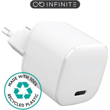 Caricabatterie per smartphone eSTUFF ES637025-bulk, bianco, ricarica rapida CA