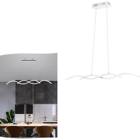 Lampadario Led A Sospensione 25 W Luce Bianca 6500k Lampada Twist Moderno A43bf