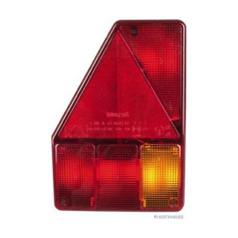 Herthbuss Feu arrière robuste rouge 7 pôles 24 volts