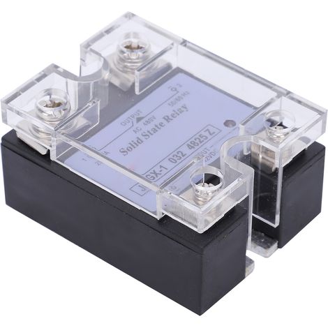 Relais statique industriel haute température JGX1032 (4825Z) 480V CA/CC, accessoire robuste pour charge résistive, commutation fiable, tension nominale 480 volts, boîtier compact, usage professionnel, (1/5)