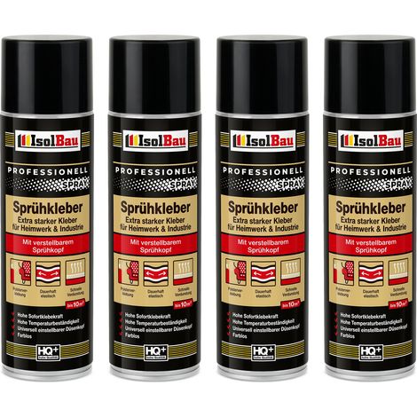 Adesivo spray per tappezzeria IsolBau 4 x 500 ml (1/5)