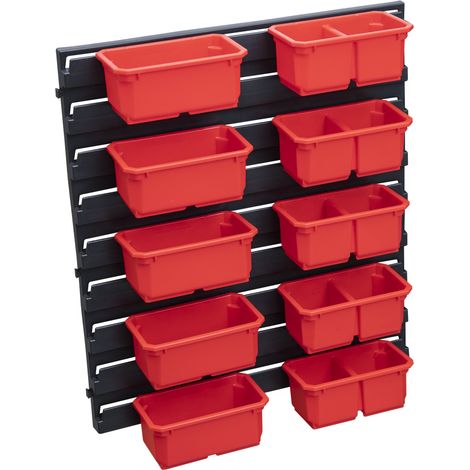 QBRICK SYSTEM ONE M L Organizer PRO 100 200 Juego de contenedores con tablero perforado
