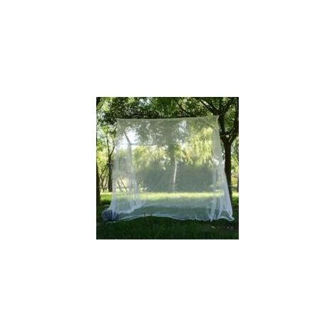 Moustiquaire ultra-large pour terrasse. camping et voyage. moustiquaire réglable en maille (200 x 200 x 180 cm) (1/4)