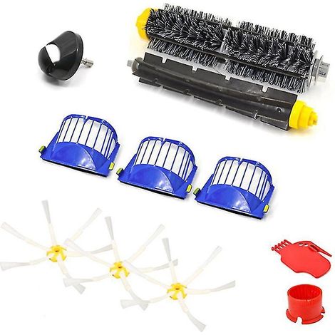 Hauptbürste, Seitenbürstenrad, HEPA-Filter für iRobot Roomba 600 Serie